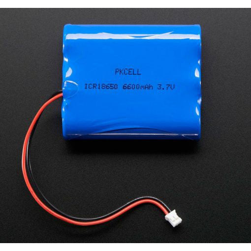 PKCell 6600mAh Lithium Ion Battery Pack - 3.7V