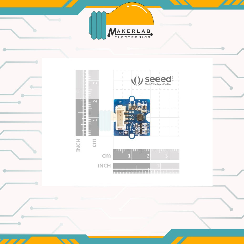 Grove - 3-Axis Digital Accelerometer(Â±1.5g) -  Arduino, Raspberry Pi Compatible