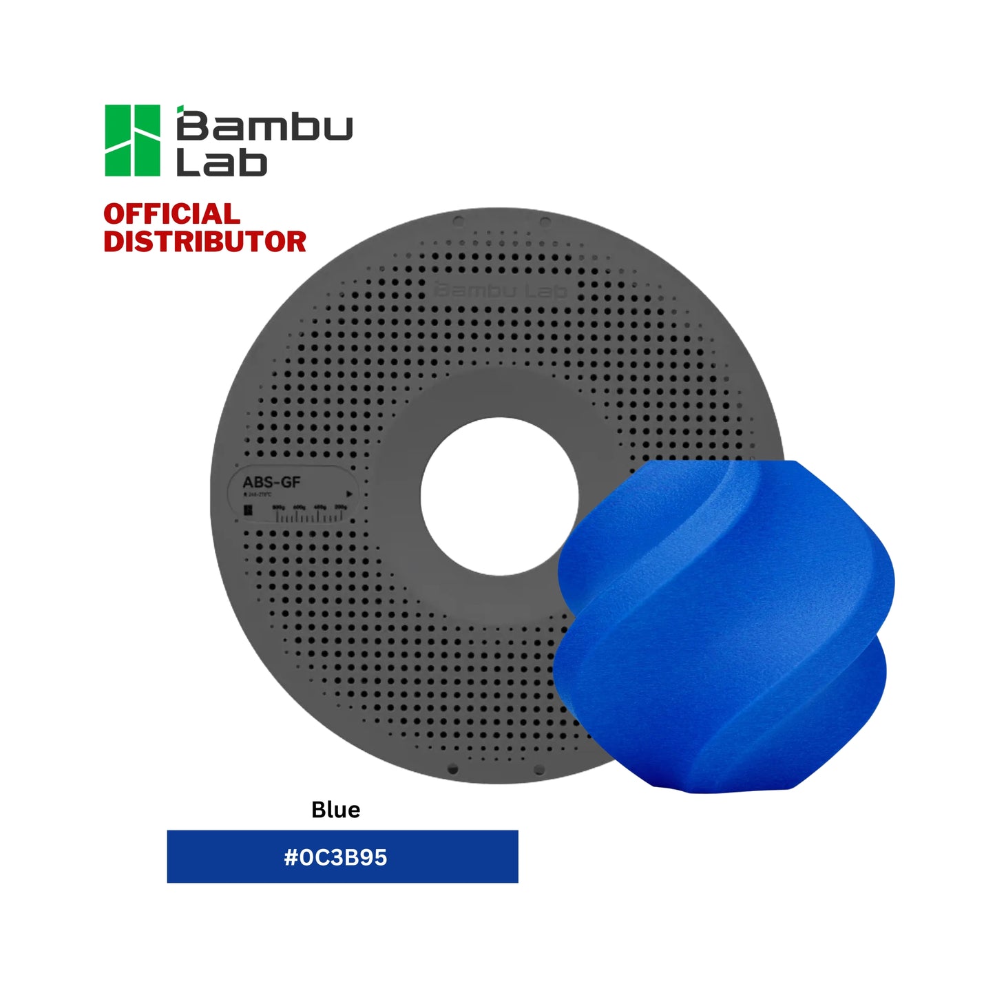 Bambu Lab ABS-GF 3D Printer Filament 1.75mm 1KG