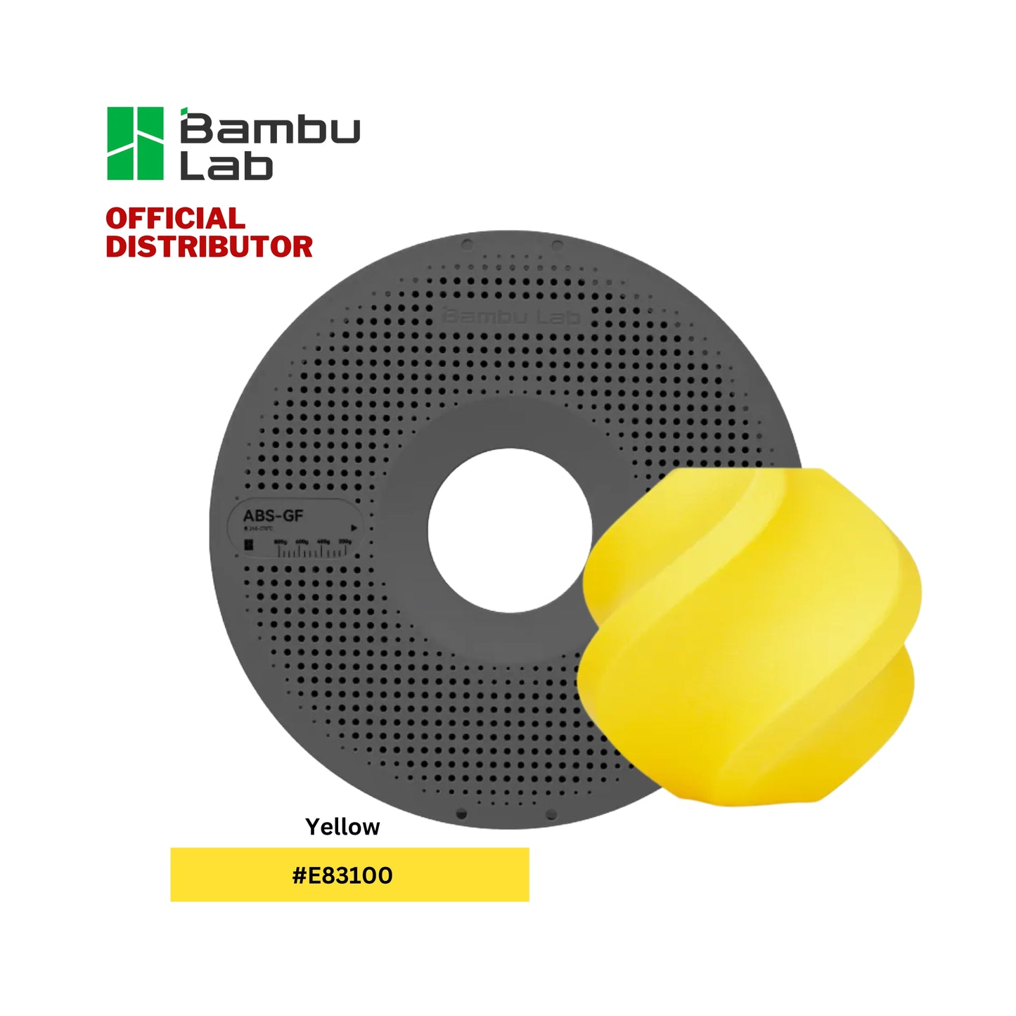 Bambu Lab ABS-GF 3D Printer Filament 1.75mm 1KG