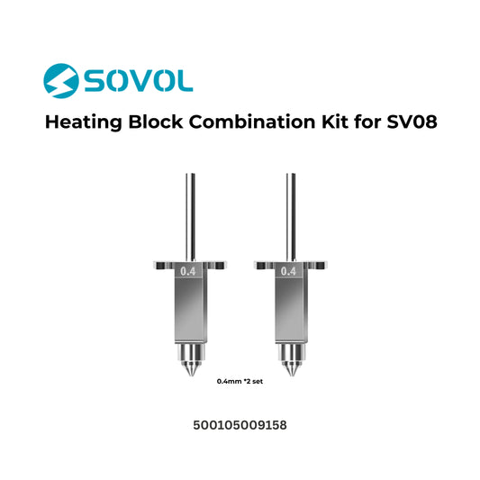 Sovol Heating Block Combination Kit - 0.4mm 2 sets for SV08 3D Printer