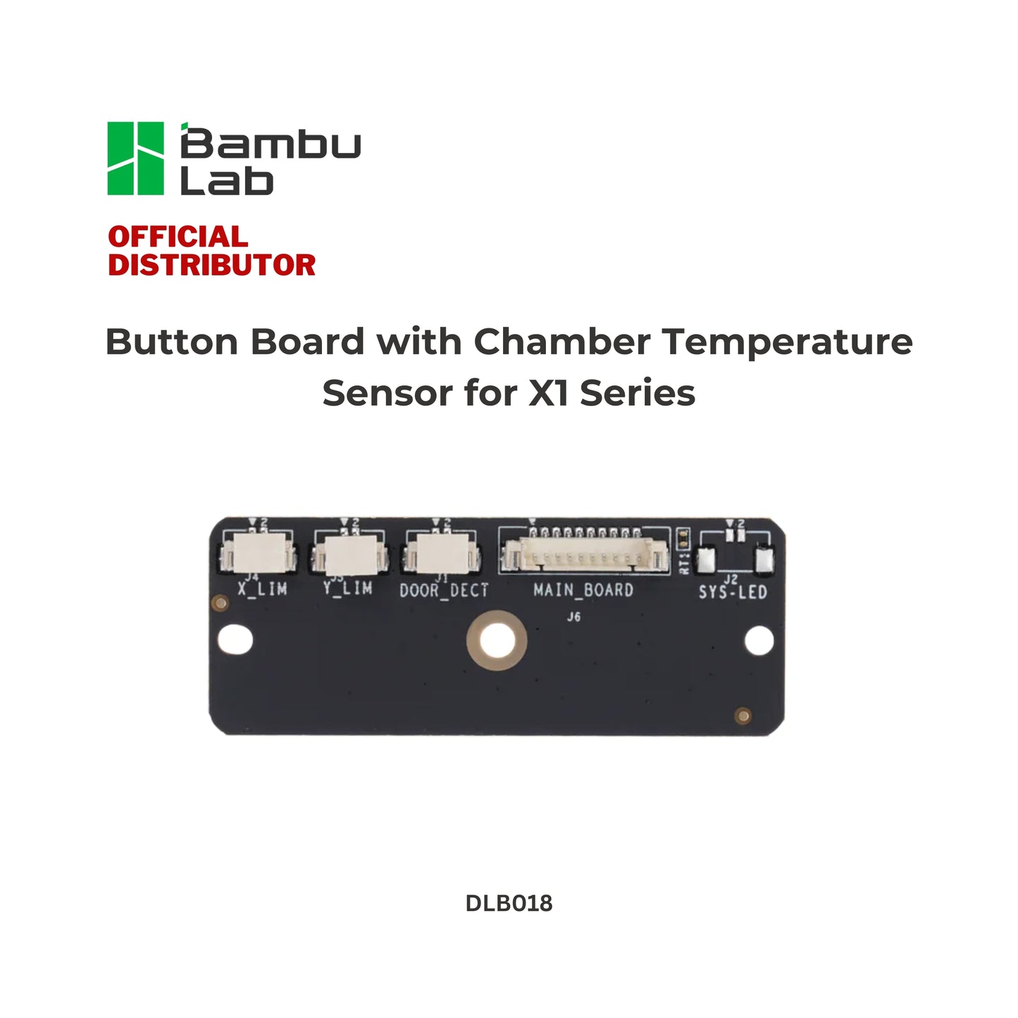 Bambu Lab Button Board with Chamber Temperature Sensor for X1 Series 3D Printer