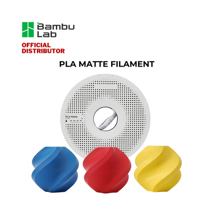 Bambu Lab PLA Matte 3D Printer Filament 1.75mm 1KG