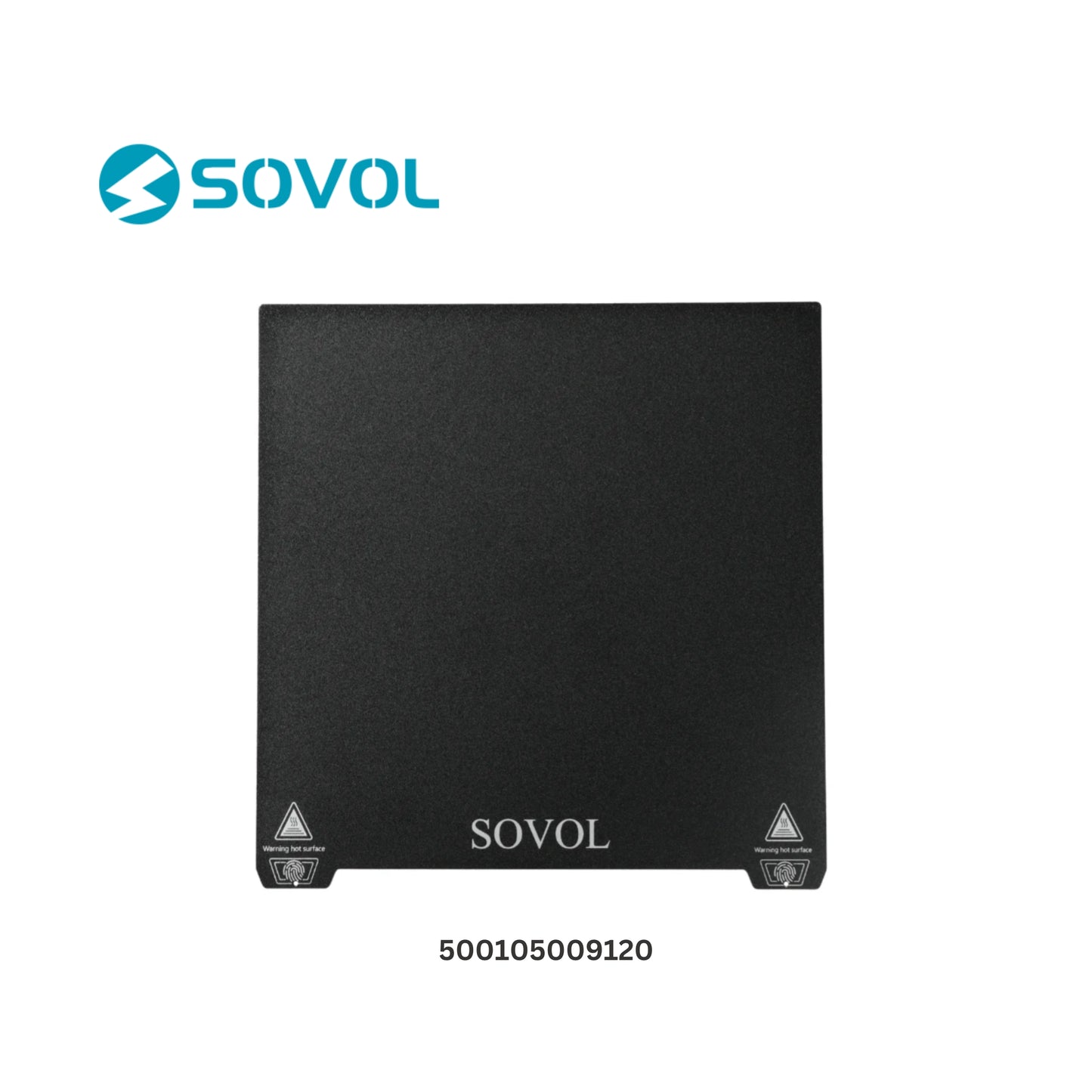 Sovol PEI Steel Plate Black 355x355mm for SV08 3D Printer