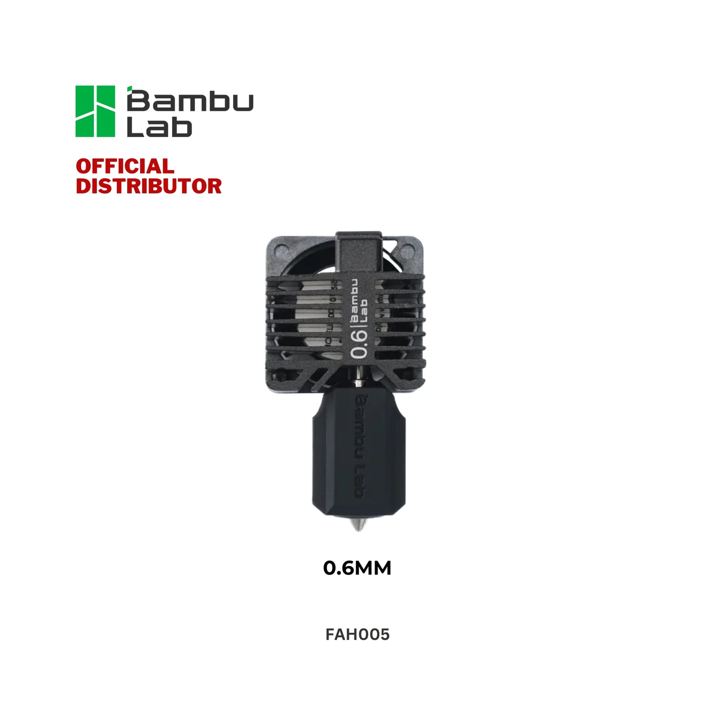 Bambu Lab Complete Hotend Assembly 0.6mm Hardended Steel for X1C 3D Printer