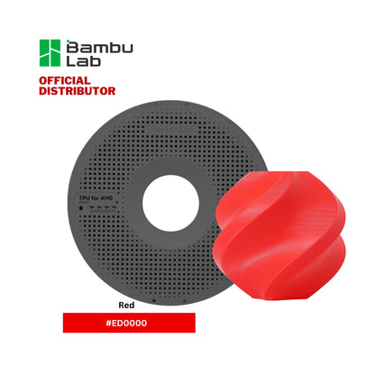 Bambu Lab TPU for AMS 3D Printer Filament 1.75mm 1KG