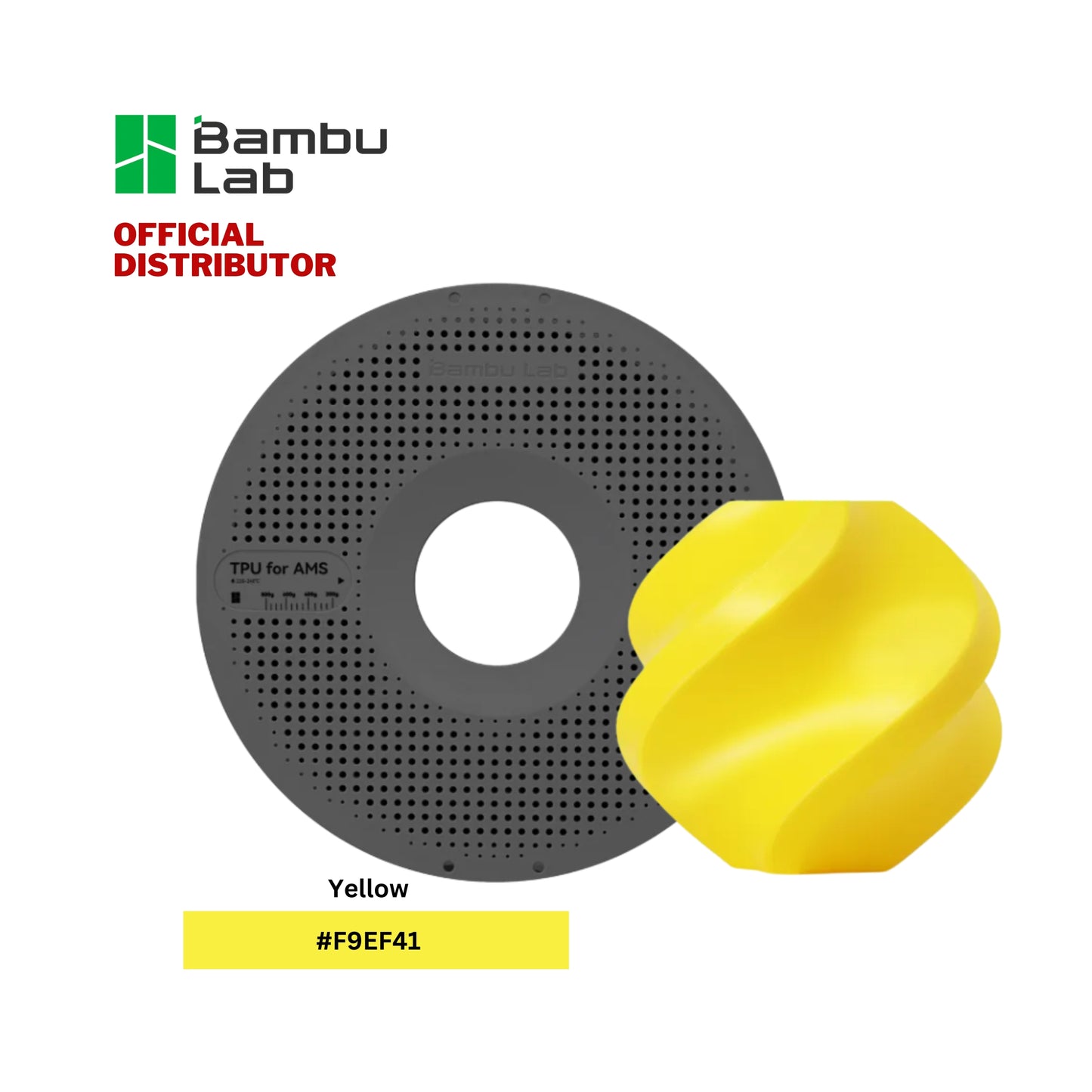 Bambu Lab TPU for AMS 3D Printer Filament 1.75mm 1KG