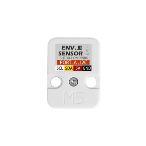 M5Stack ENV III Unit with Temperature Humidity Air Pressure Sensor (SHT30+QMP6988)