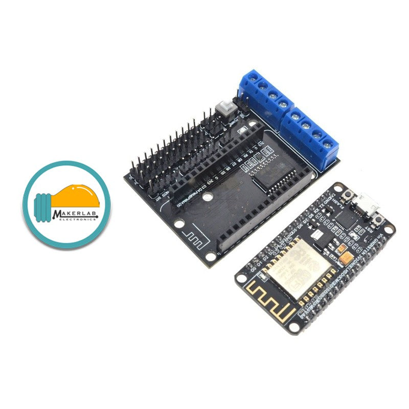 NodeMCU v2 Development Kit - NodeMCU V2 + ESP12E Motor Shield