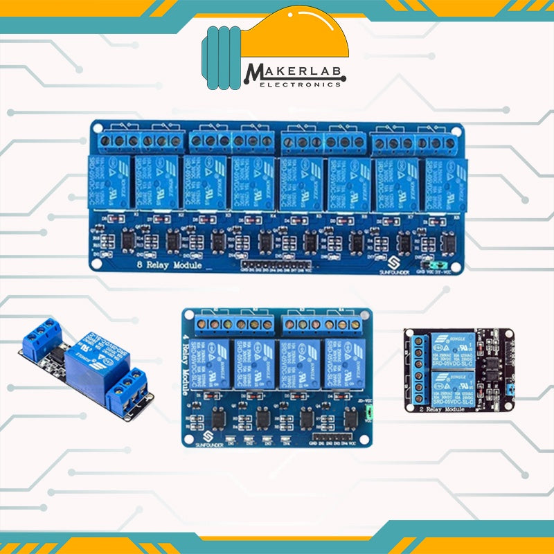 1 2 4 8 Channel 5V 12V 10A Relay Module with Optocoupler