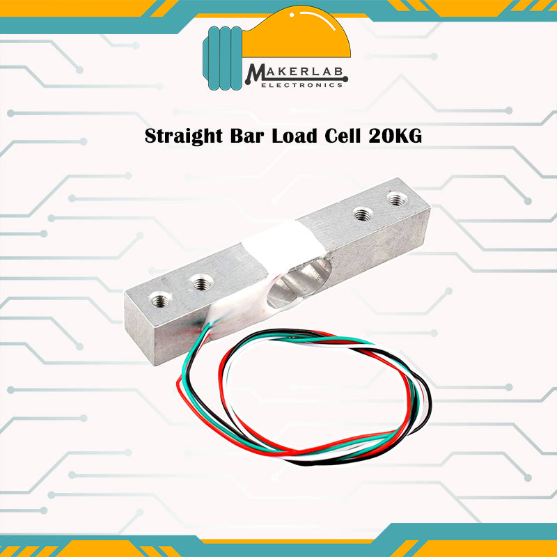 Straight Bar Load Cell Weight Sensor 1kg | 3kg | 5kg | 10kg | 20kg | Load Cell Amplifier HX711