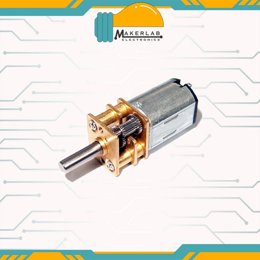 Micro Metal DC Gear Motor 6V 500RPM | 300RPM | 150RPM JGA12-N20