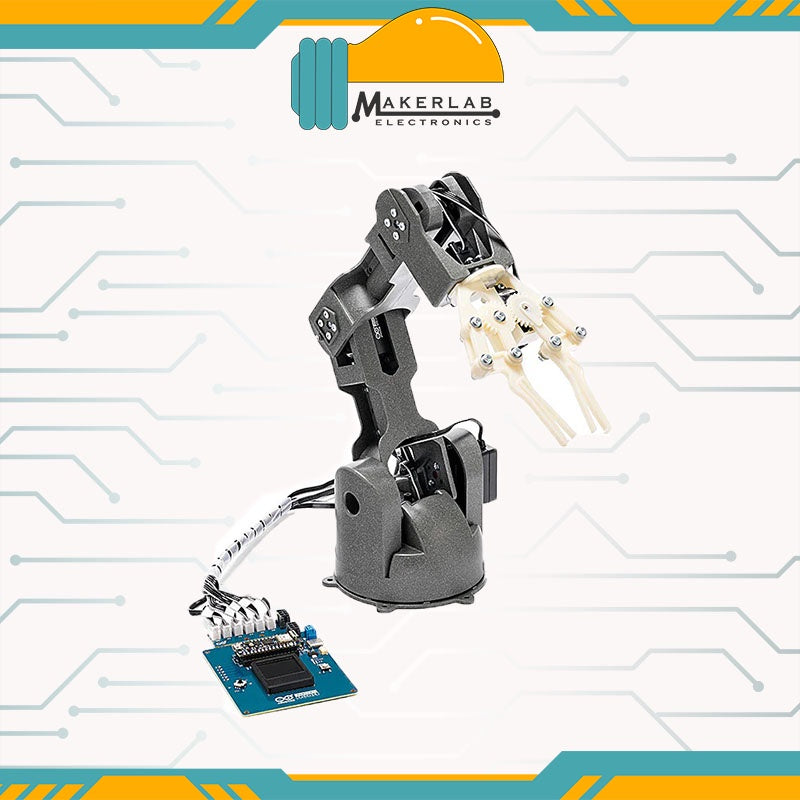 Arduino Robotic Arm Training Kit Braccio T050002 Makerlab Electronics 3628