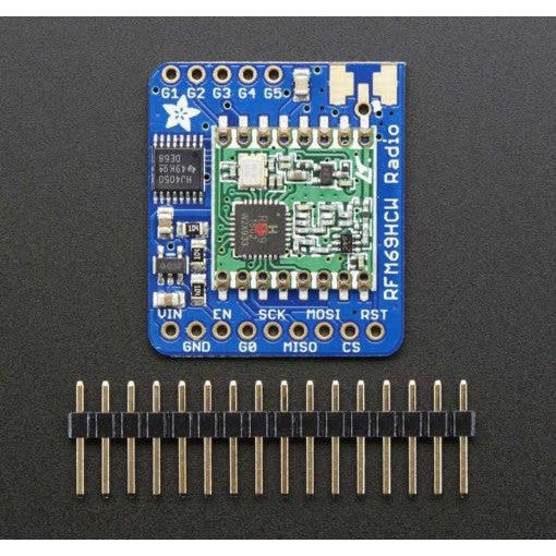 Adafruit RFM69HCW Transceiver-433Mhz Radio Breakout | Code: 3071