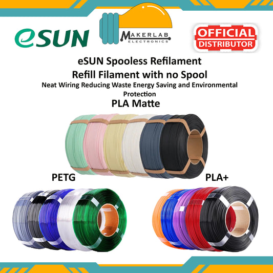 eSUN PLA+  | eSUN PETG | eSUN PLA Matte ReFilament 1KG 1.75mm for 3D Printer With NO Spool Filament