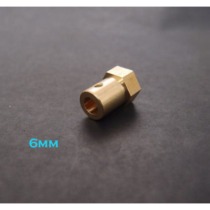 Hexagonal Brass Coupler