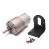 DC Gear Motor 12V 12RPM – SGM37-3530 & 37mm DC Motor Bracket