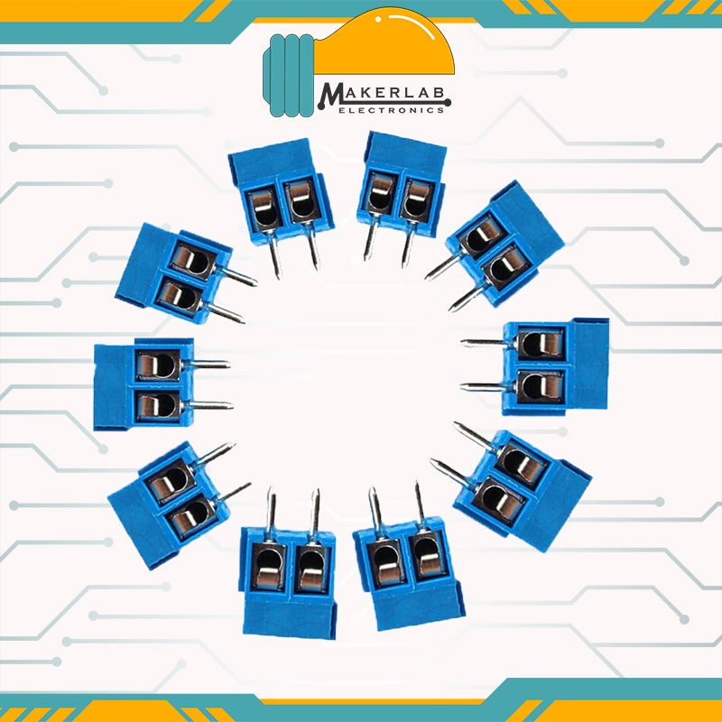 2 Pin Terminal Block - 10 Pieces