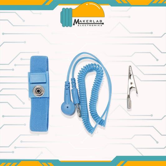 Blue Anti-static Wrist Strap Band