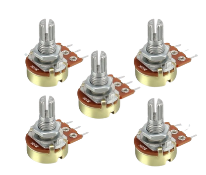 5 PCS B10k Rotary Knob type / 10k Ohm Precision Potentiometer