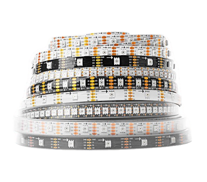 5V WS2813 Neopixel Programmable RGB LED Strip 60 LEDs/M IP65 IP67 4 Wires - 1 Roll of 5 meters