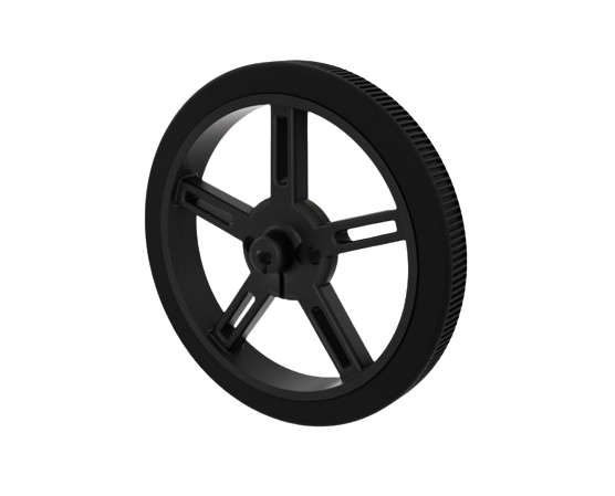 60mm N20 Wheel | 28.6mm 3Pi MiniQ Wheel for N20 DC Motor