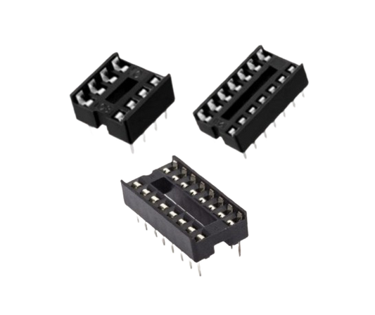 8-Pins 14-Pins 18-Pins DIP IC Socket Pack of 50