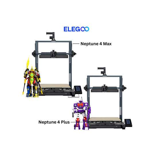 ELEGOO Neptune 4 Plus | Neptune 4 Max | High-Speed Fast FDM 3D Printer