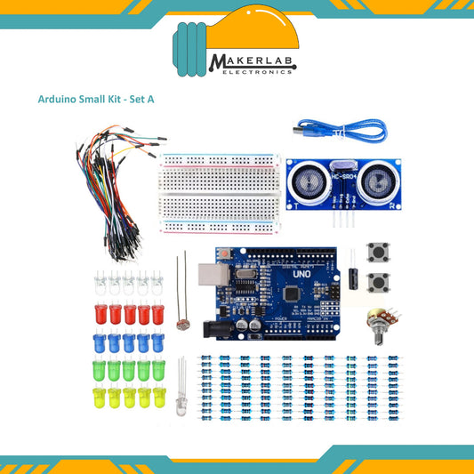 Makerlab Basic Starter Kit For Uno R3 With Tutorial Code Compatible with Arduino - Set C