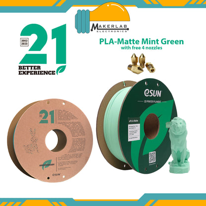 ESUN ePLA Matte Filament V2.0 Better Formulation 1.75mm 1KG Spool 3D Printer PLA