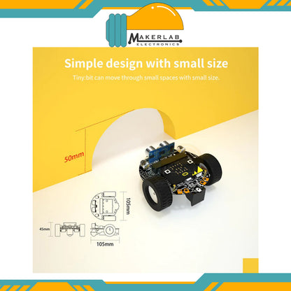 Yahboom Tiny:bit smart robot car  compatible with Micro:bit V2/1.5 board Coding Starter Learning