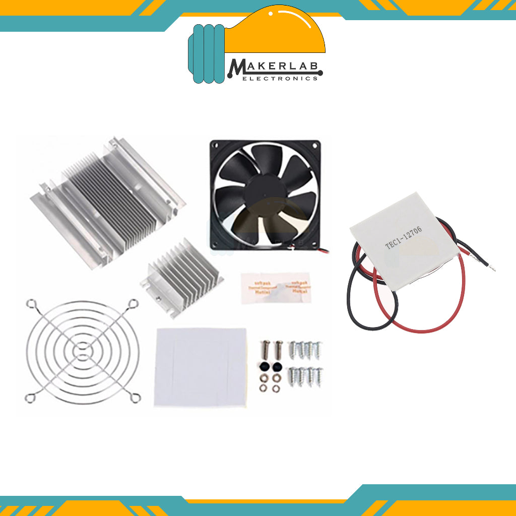 Thermoelectric TEC12706 TEC-12706 Peltier Cooling System Heatsink Kit Air Cooled & Liquid Cooled