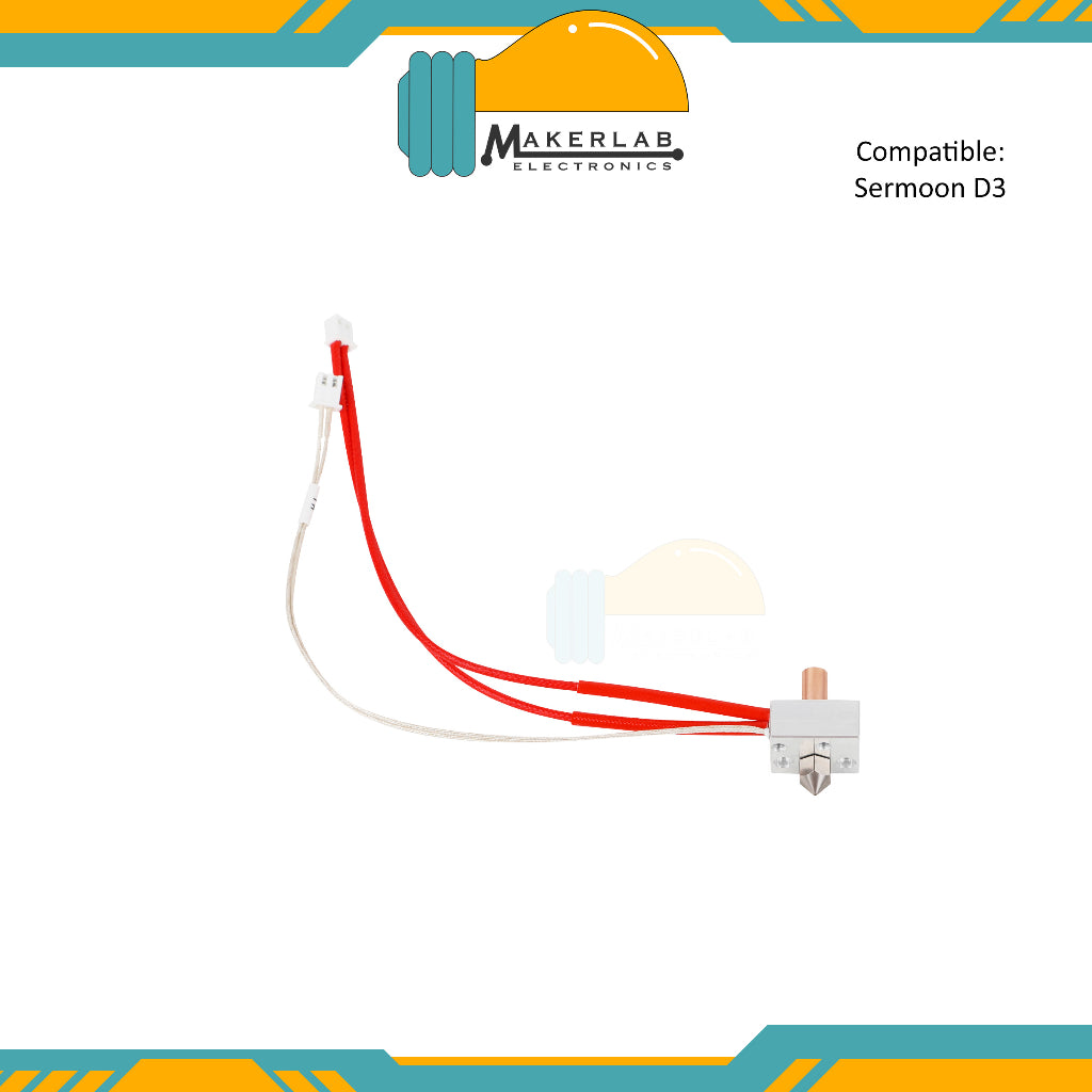 Creality Sermoon D3 Hotend Kit Titanium Alloy+Copper Metal for 3D Printer