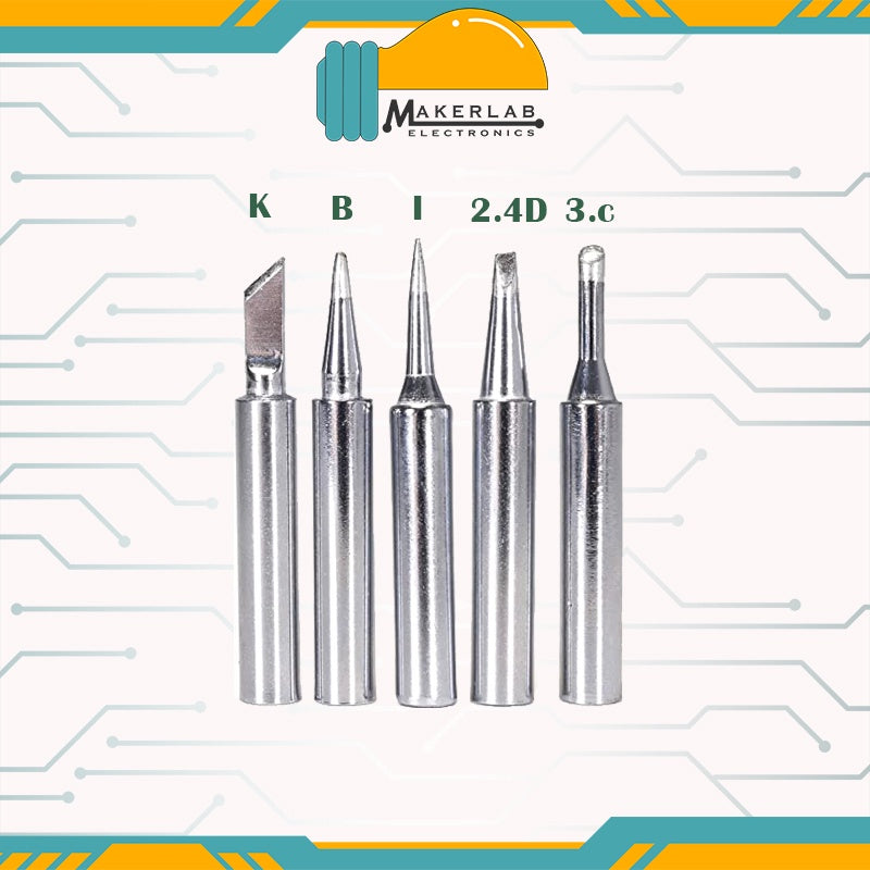 Yihua 900M-T Series Type I | Type B | Type K | Type 3C | Type 2.4D Soldering Iron Tip