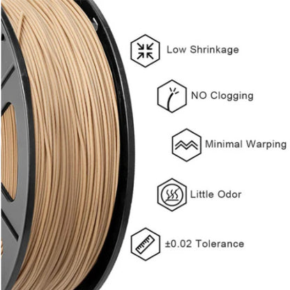 Sunlu Wood Filament  1.75mm 1kg/roll