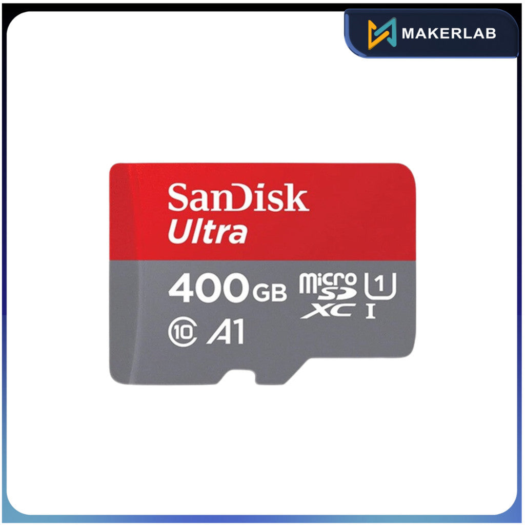 16GB l 32GB l 64GB l 128GB l 256GB | 400GB Micro SD Card for Raspberry Pi , Phone Memory Card Sandisk Ultra Class 10 Makerlab Electronics