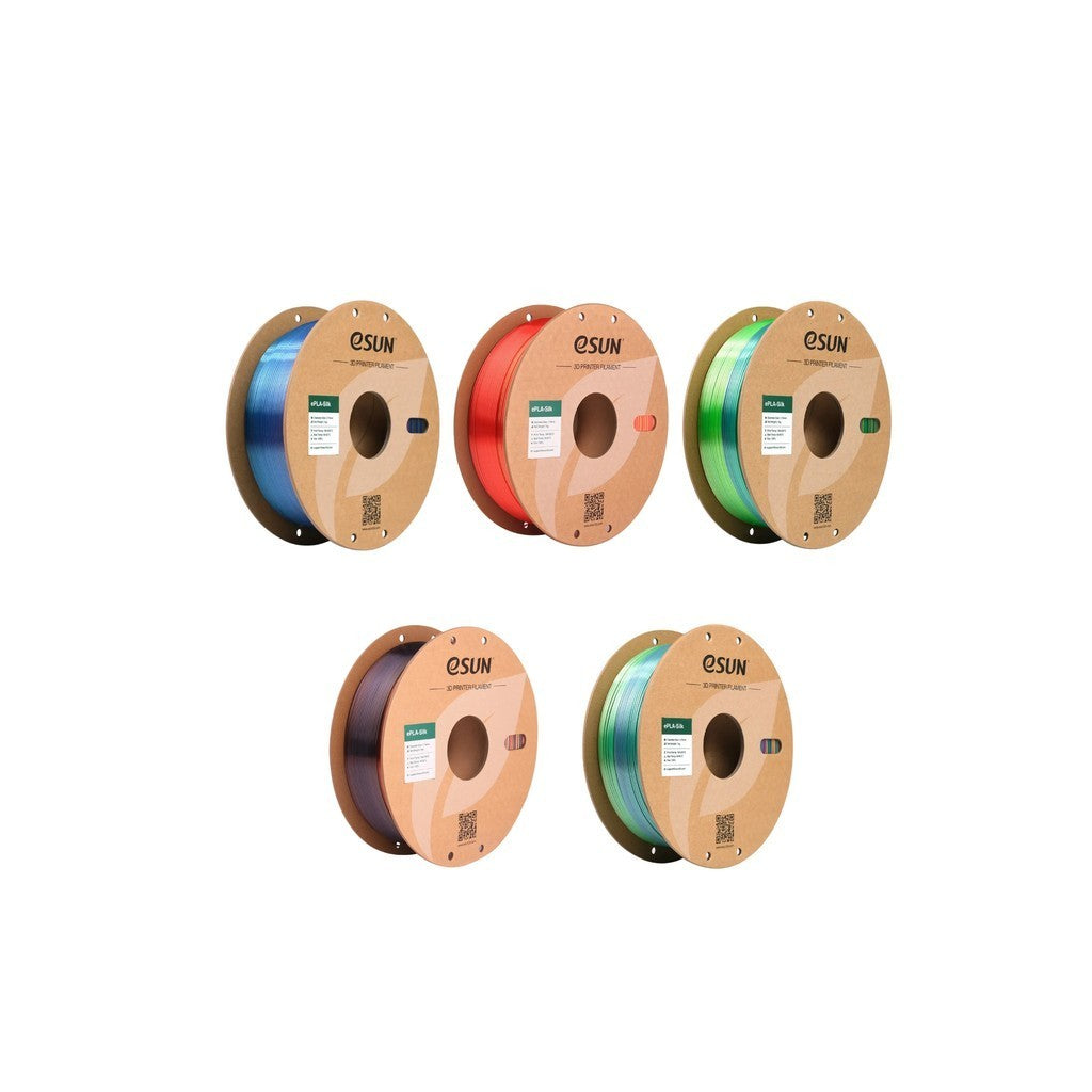 ESUN ePLA-Silk Rainbow 3D Printer Filament 1.75mm, 1kg