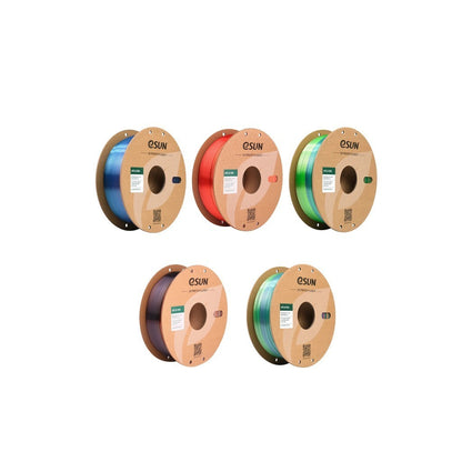 ESUN ePLA-Silk Rainbow 3D Printer Filament 1.75mm, 1kg