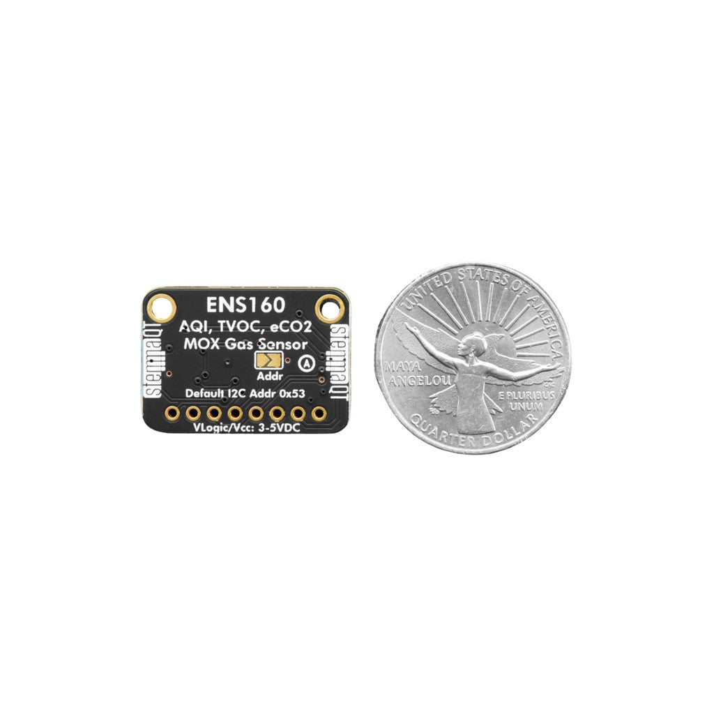 Adafruit ENS160 MOX Gas Sensor - Sciosense CCS811 Upgrade - STEMMA QT / Qwiic | ID: 5606