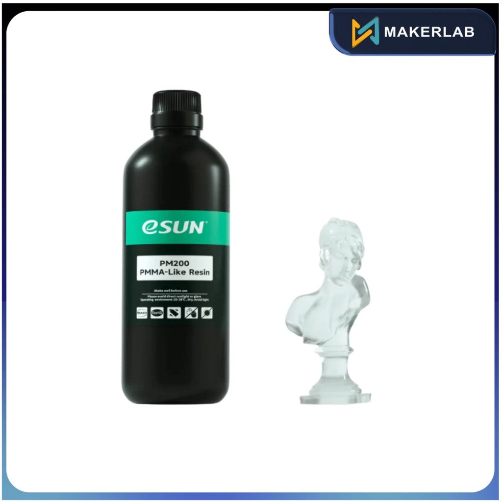 eSUN PMMA-like Clear 3D Printer Resin PM200 0.5KG 1KG