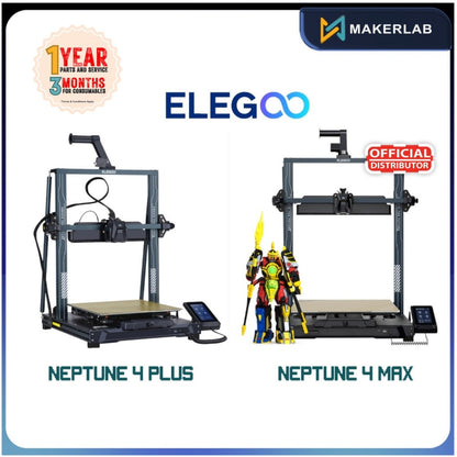 ELEGOO Neptune 4 Plus | Neptune 4 Max | High-Speed Fast FDM 3D Printer