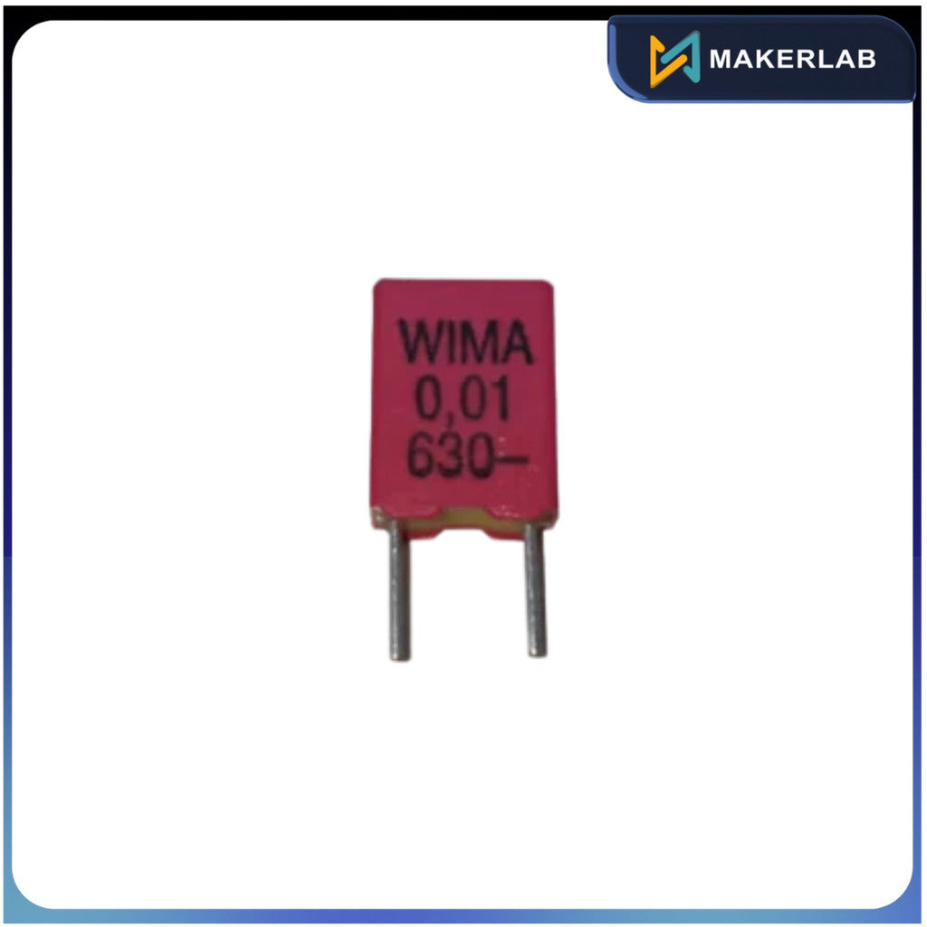 WIMA MKP2J021001E00MSSD Film Capacitors 0.01 uF 630 VDC 20% - 10pcs.