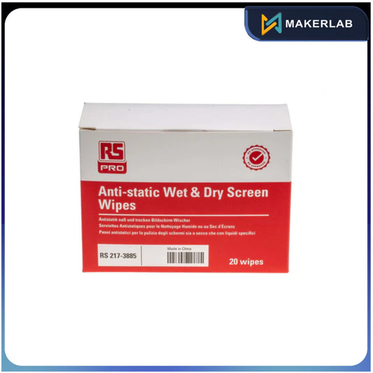 217-3885 | 1 Box of 20, RS PRO Wet Screen Wipes