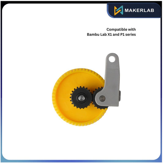 (FS) Bambu Hardened Steel Extruder Gear Assembly compatible with X1 & P1 Series | SPP018-G / FAE015