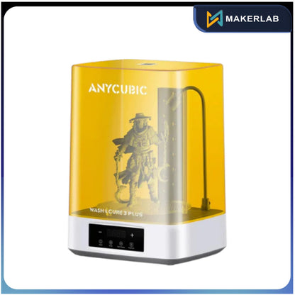 Anycubic Wash & Cure 3 Plus 7.6L Curing Enhanced: Curing Gooseneck Lights IPA Saving for 3D Printer