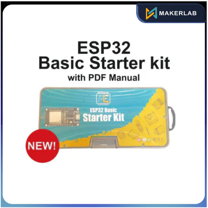 Makerlab ESP32 Basic Starter Kit WiFi IOT Development Learning Kit with PDF Projects and Code