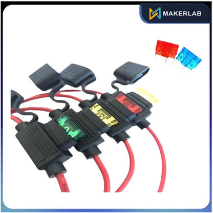 Waterproof fuse holder 16AWG 10A - 15A - 5A - 20A - 30A - 40A - 25A - 35A - 3A - 2A