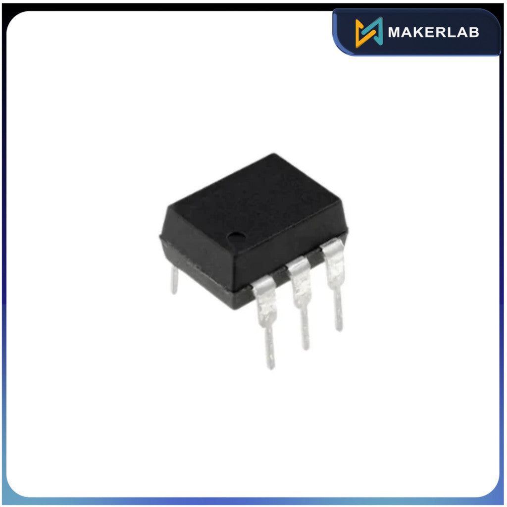 MOC3041 AC Input Triac Output Optocoupler, Through Hole, 6-Pin DIP