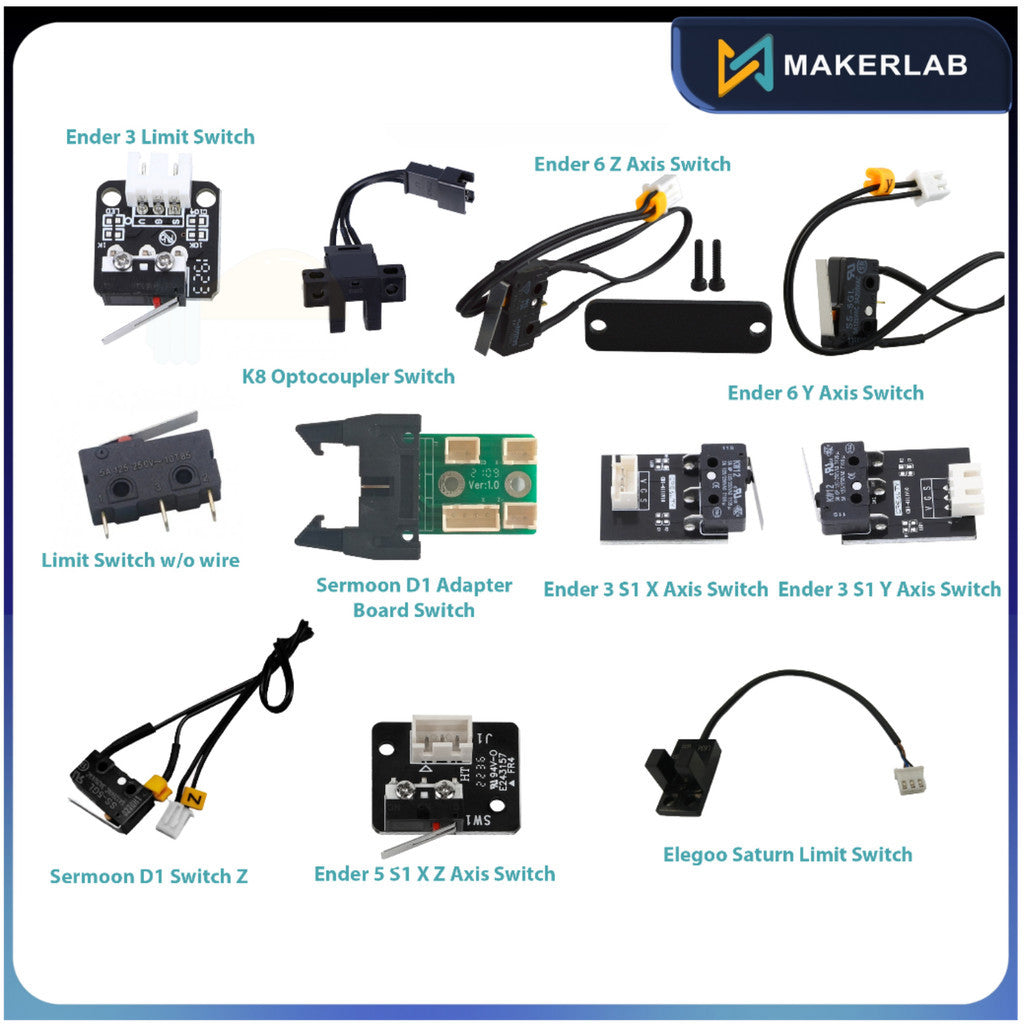 Elegoo & Creality X Y Z Axis Limit Switch for 3D Printers