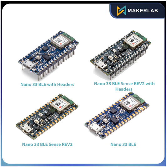 Arduino Nano 33 BLE nRF52840 microcontroller Module | Arduino Nano 33 BLE Sense REV2 with Bluetooth